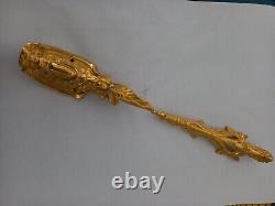 Bronze dorés d'ameublement pour commode Régence XVIII ème, ensemble de 13 pièces
