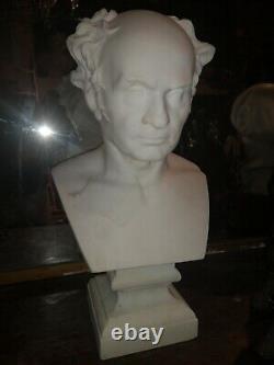 Buste en marbre de Carrare signé Guillaume Grootaërs