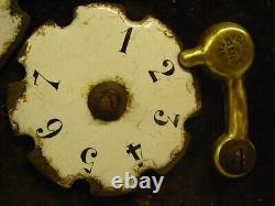 Calendrier Porte Boite Aux Lettres Journalier Semainier Fer Forge Tôle Émaille