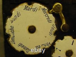 Calendrier Porte Boite Aux Lettres Journalier Semainier Fer Forge Tôle Émaille