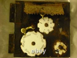 Calendrier Porte Boite Aux Lettres Journalier Semainier Fer Forge Tôle Émaille
