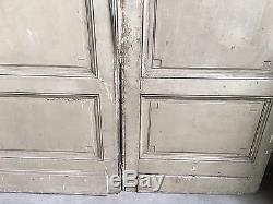 Double porte / Porte de placard / Matériaux anciens / Architecture/ Boiserie
