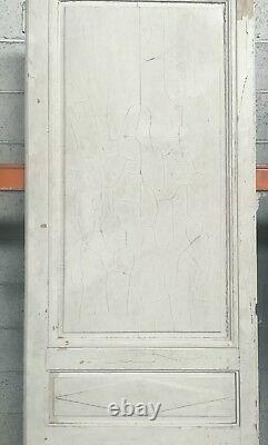 Double portes de placard en sapin patiné de style Directoire Portes anciennes