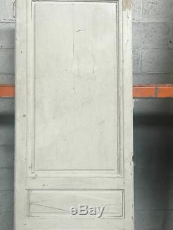 Double portes de placard en sapin patiné de style Directoire Portes anciennes