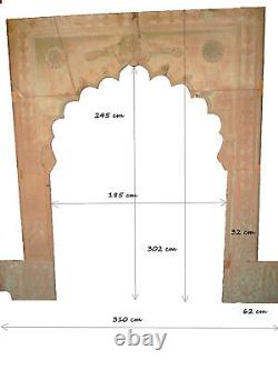 Enorme arche indienne en pierre / Indian stone arch / 310 x H302 cm