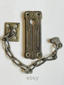Entrebailleur Complet Art Nouveau C 1900 Authentique Fonte T Bel État Rarissime