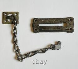 Entrebailleur Complet Art Nouveau C 1900 Authentique Fonte T Bel État Rarissime