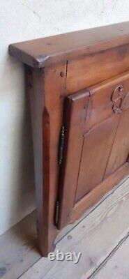 Façade de buffet 2 portes merisier boiserie L132,5xH95cm ancienne Cherry wood