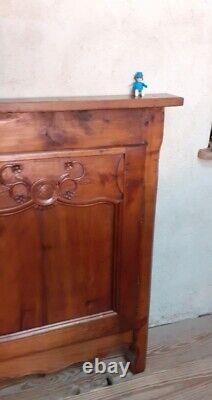 Façade de buffet 2 portes merisier boiserie L132,5xH95cm ancienne Cherry wood