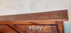 Façade de buffet 2 portes merisier boiserie L132,5xH95cm ancienne Cherry wood