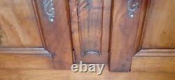 Façade de buffet 2 portes merisier boiserie L132,5xH95cm ancienne Cherry wood