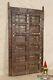 Fouet Portail Antique Bois Fer Spikes Médiéval Double Portes Rustique Ciré