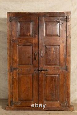 Fouet Porte- Antique Bois Fer Portail Extérieur À L'Intérieur Double Portes