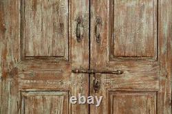 Fouet Porte- Antique Bois Fer Portail Extérieur À L'Intérieur Double Portes