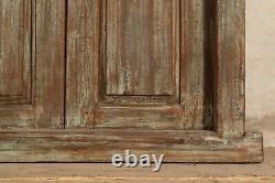 Fouet Porte- Antique Bois Fer Portail Extérieur À L'Intérieur Double Portes