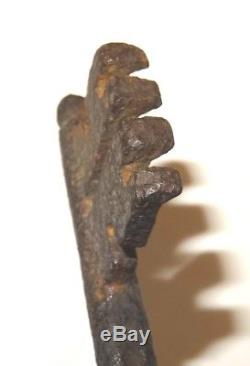 Grande Cle Medievale En Fer Forge Haute Epoque 16° S. Ancient Medieval Key