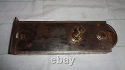 Grande Serrure Acier Et Bronze St LXVI Sans Gache Et Clef Sr75
