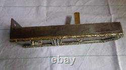 Grande Serrure Acier Et Bronze St LXVI Sans Gache Et Clef Sr75