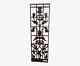 Grille De Porte En Fonte / 29.5 Cms X 94 Cms