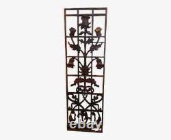 Grilles de porte en fonte / 29.5 cms x 94 cms X 2