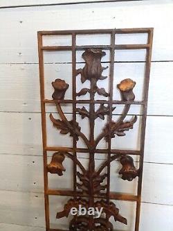 Grilles de porte en fonte / 29.5 cms x 94 cms X 2