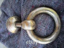 Heurtoir BRONZE pour grande porte en bois complet avec sa vis 5kg