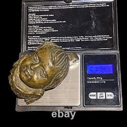 Heurtoir De Porte En Bronze & XVII Où XVIII Eme & Angelot & Amour & Religieux
