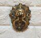 Heurtoir De Porte Vintage En Laiton Avec Motif Floral Décor De Maison
