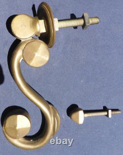 Heurtoir marteau de porte bronze ancien Porte d'entrée Ht 20 cm