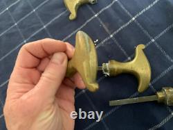 LOT Anciennes poignees laiton ou bronze