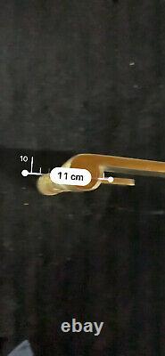 Lot 10 paires poignées de portes Laiton massif vintage AUTHENTIQUES 520 GR