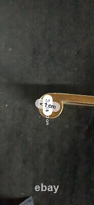 Lot 10 paires poignées de portes Laiton massif vintage AUTHENTIQUES 520 GR