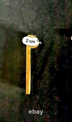 Lot 10 paires poignées de portes Laiton massif vintage AUTHENTIQUES 520 GR