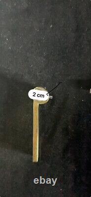 Lot 10 paires poignées de portes Laiton massif vintage AUTHENTIQUES 520 GR