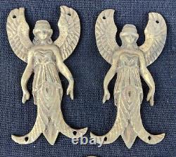 Lot Anciens Ornements+serrures Meuble en bronze/empire/old bronze ornaments