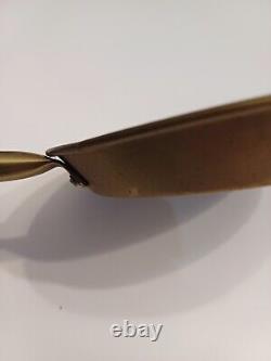 Lot De 2 Poêles En Laiton A Restauré Diam 13 Cm Et 16.5