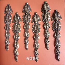 Lot De 6 Grands Bronzes D'ameublement Style Louis XVI