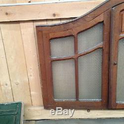 Matériaux anciens / Trumeau de porte / Décoration vitrée