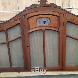 Matériaux anciens / Trumeau de porte / Décoration vitrée