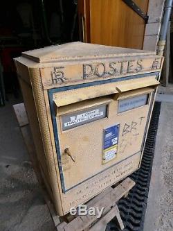 Objet de Métier Postal boite aux lettres Vintage La Poste Fonderie Dejoie 1967