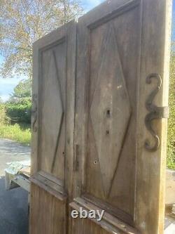 Paire de Double Porte d Entrée Louis XVI Directoire Époque XVIIIeme Château
