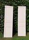 Paire De Portes De Placard H200xl60cm Chacune Ancienne Pair Of Closet Doors Each