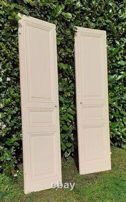 Paire de portes de placard h200xl60cm chacune ancienne Pair of Closet Doors Each