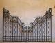 Paire Grilles Intérieures Portail Fer Forgé Art Déco Ancien Interior Gates Iron
