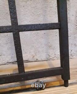 Paire grilles intérieures portail fer forgé Art Déco ancien Interior Gates iron