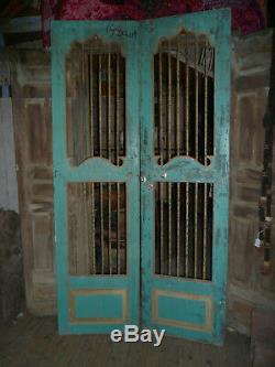 Paire portes indiennes à barreaux N°2