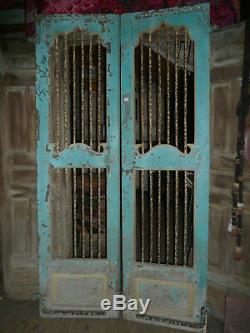 Paire portes indiennes à barreaux N°2