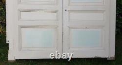 Paire portes placard et cadre bâti ancienne boiserie Cupboard doors and frame