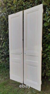 Paire portes placard h220x63cm chacune anciennes antique doors H220x63cm each