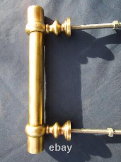 Poignée bâton de berger fixe ancienne laiton porte d'entrée longueur 24 cm